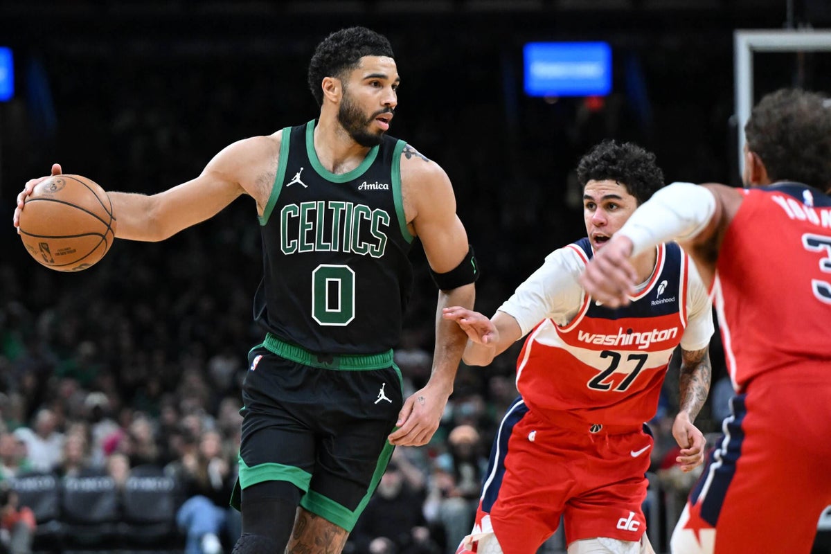 NBA: Jayson Tatum lidera a Boston Celtics ante Washington Wizards (111-100) y corta una racha negativa