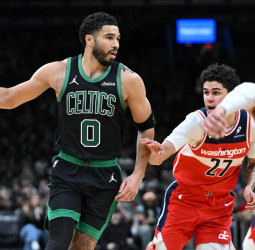 NBA: Jayson Tatum lidera a Boston Celtics ante Washington Wizards (111-100) y corta una racha negativa