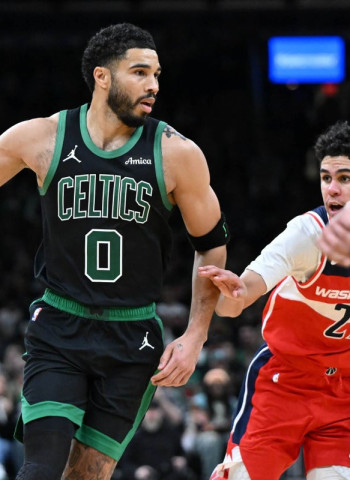 NBA: Jayson Tatum lidera a Boston Celtics ante Washington Wizards (111-100) y corta una racha negativa