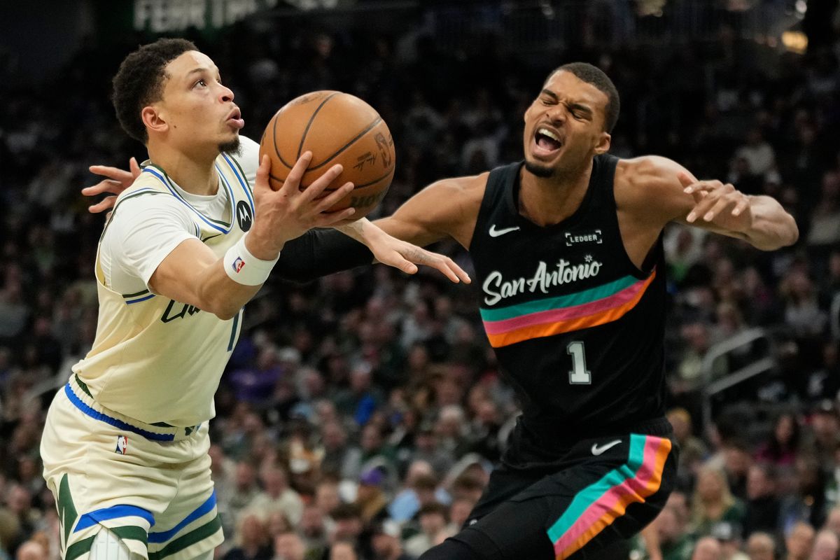 NBA: Spurs dominan a Bucks con Castle y Wembanyama como protagonistas (127-95)