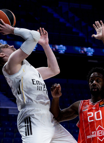 EuroLeague: Real Madrid supera a Hapoel Shlomo Tel Aviv (92-83) y refuerza su posición en la lucha por el factor cancha