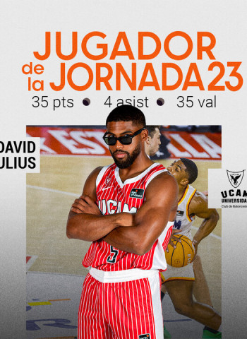 David DeJulius, Jugador de la Jornada 23 de la Liga Endesa 2025-26