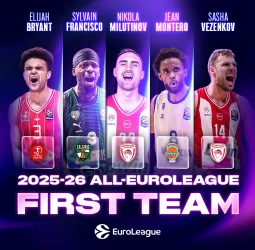 Las estrellas de la temporada: El once ideal de la EuroLeague 2025-26