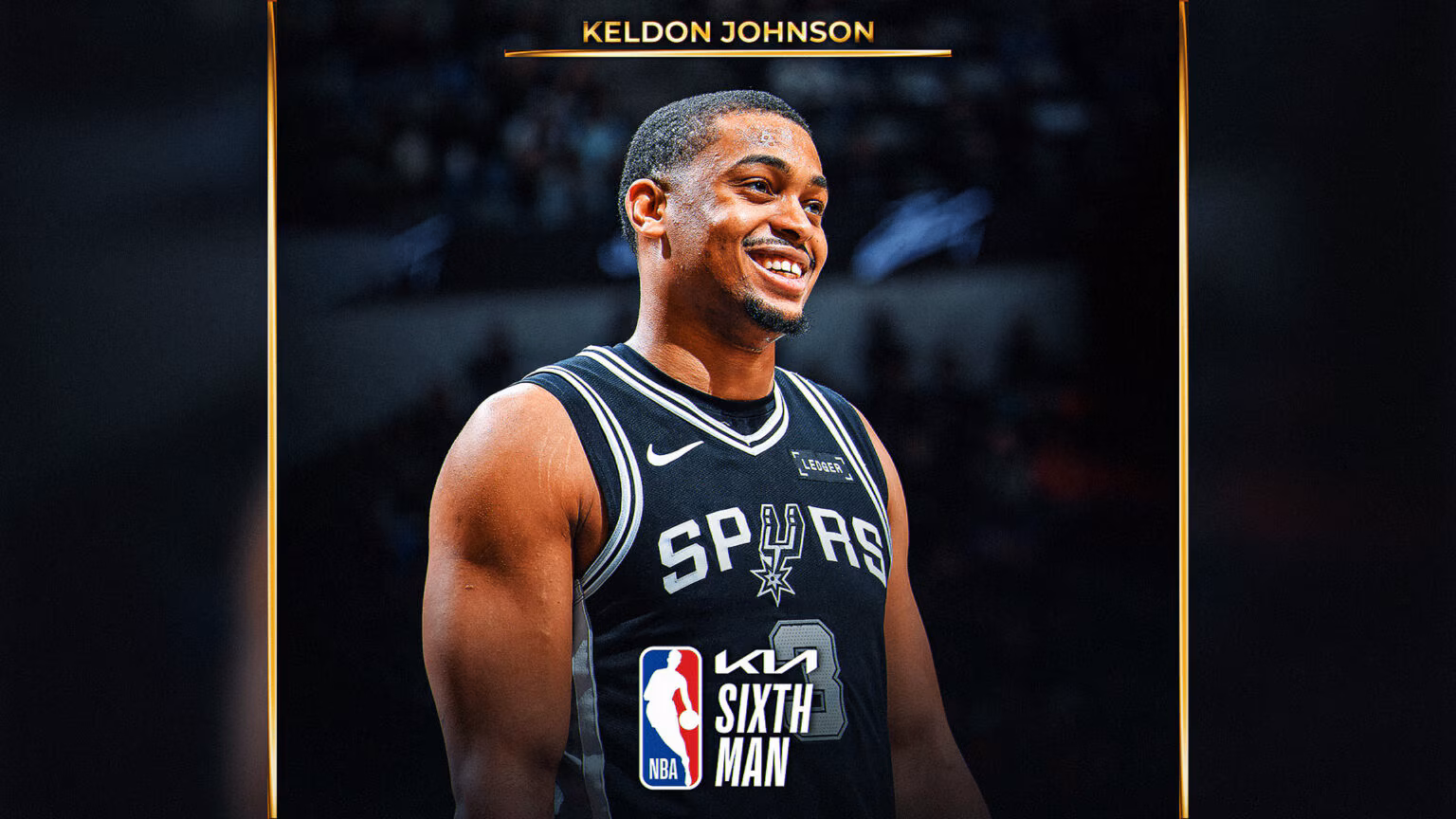 NBA: Keldon Johnson gana el Sixth Man of the Year y da otro premio a San Antonio Spurs