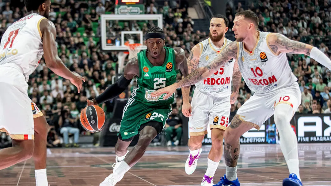 EuroLeague: Panathinaikos doblega a Mónaco y entra en playoffs con un gigante TJ Shorts (87-79)