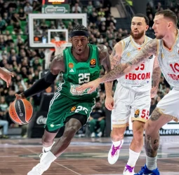 EuroLeague: Panathinaikos doblega a Mónaco y entra en playoffs con un gigante TJ Shorts (87-79)