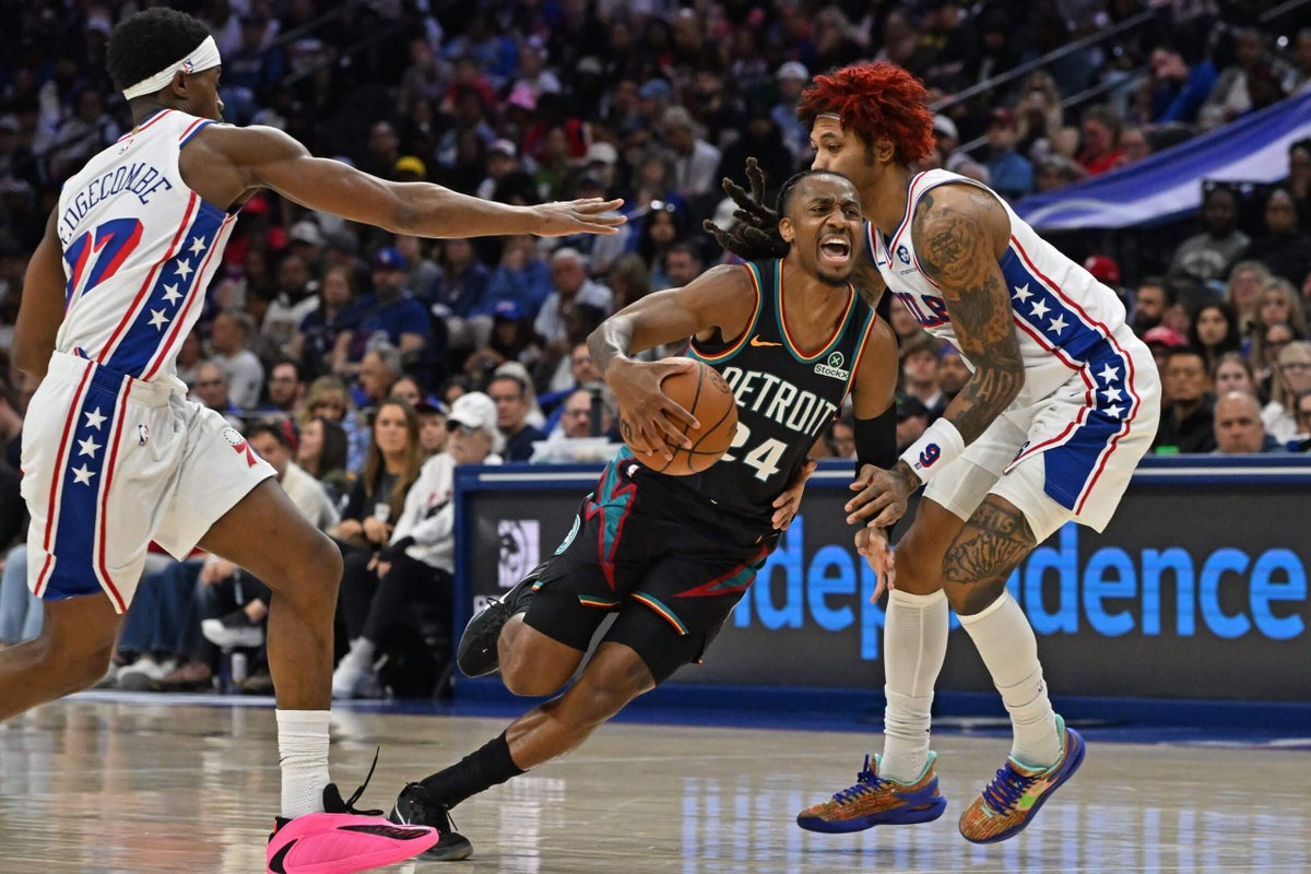NBA: Detroit Pistons aseguran el primer puesto del Este tras vencer a Philadelphia 76ers (116-93)