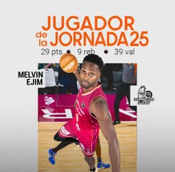 Melvin Ejim, Jugador de la Jornada 25