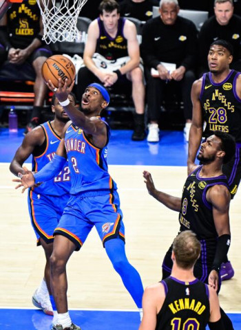 NBA: Oklahoma City Thunder arrolla a Los Angeles Lakers con exhibición de Gilgeous-Alexander (139-96)