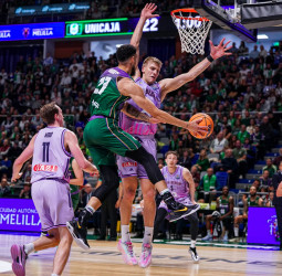 Basketball Champions League: Unicaja golpea primero ante ALBA Berlín con un triple decisivo de Alberto Díaz (72-69)