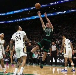 NBA: Boston Celtics arrasan a New Orleans Pelicans con 29 triples y sellan el No.2 del Este (144-118)