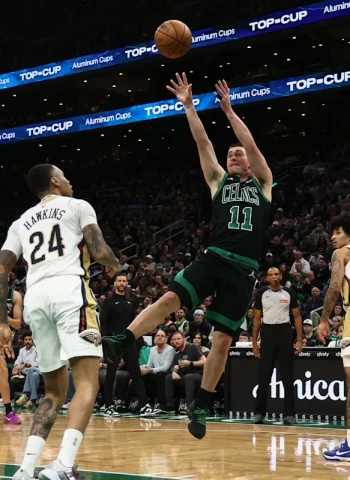 NBA: Boston Celtics arrasan a New Orleans Pelicans con 29 triples y sellan el No.2 del Este (144-118)