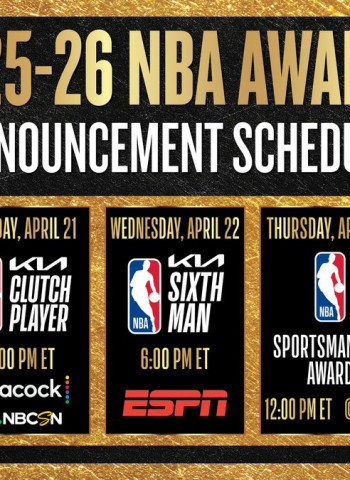 NBA: La liga anuncia los finalistas de los premios individuales de la temporada 2025/26
