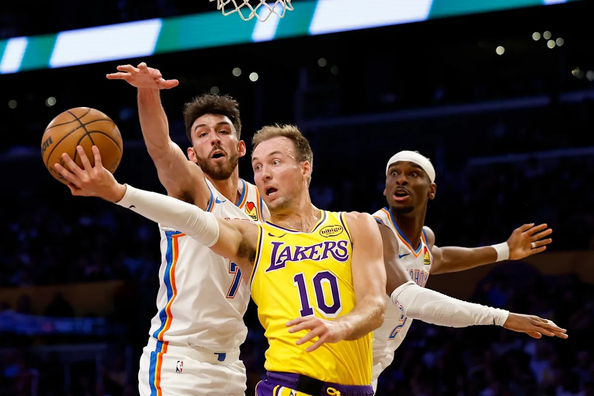 NBA: Shai Gilgeous-Alexander lidera la contundente victoria de Oklahoma City Thunder ante Los Angeles Lakers (123-87)