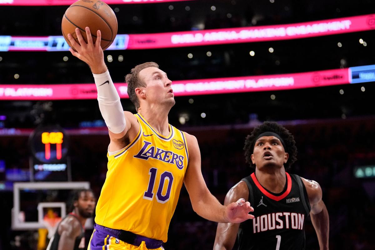 NBA: Luke Kennard Defies Odds as Lakers Stun Rockets Without Dončić and Reaves (107-98) [1-0]