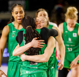 Kutxabank Araski logra la permanencia descendiendo al Club Joventut Badalona