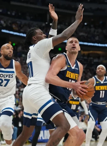 NBA: Nikola Jokic reacciona y mantiene con vida a Denver Nuggets ante Minnesota Timberwolves (125-113)