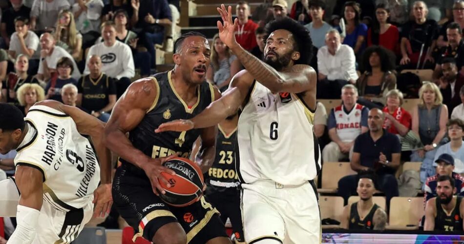 EuroLeague: AS Monaco resiste la reacción de ASVEL y se mantiene en la pelea por el playoff (81-76)