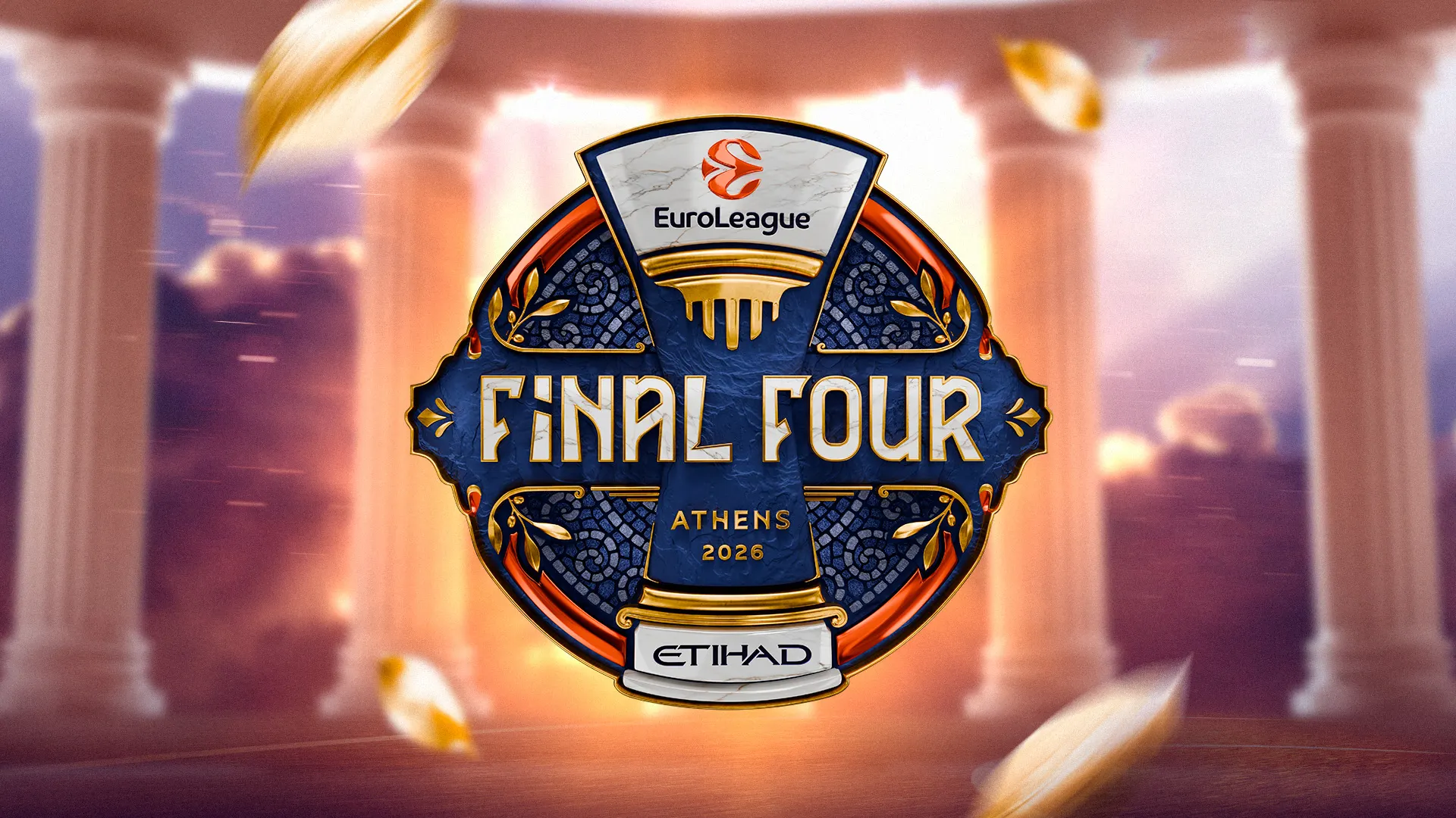 EuroLeague: Atenas presenta el logo de la Final Four 2026 inspirado en la tradición griega