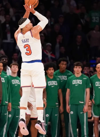 NBA: Josh Hart y Jalen Brunson impulsan a los Knicks ante Celtics y mantienen viva la lucha por el segundo puesto del Este (112-106)