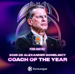 Pedro Martínez, elegido mejor entrenador de la EuroLeague 2025-26