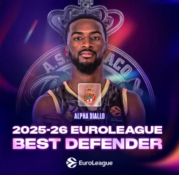 Alpha Diallo, elegido Mejor Defensor de la EuroLeague 2025-26
