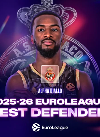 Alpha Diallo, elegido Mejor Defensor de la EuroLeague 2025-26