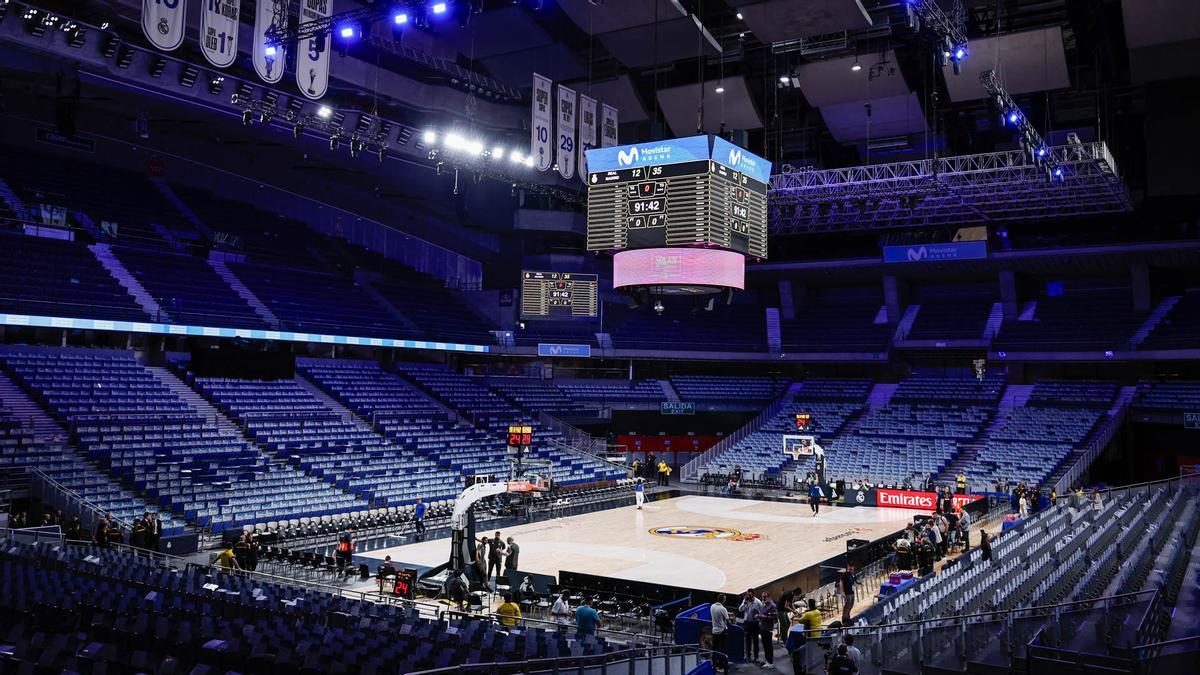 EuroLeague: Real Madrid-Hapoel Tel Aviv se jugará con público identificado en el Movistar Arena