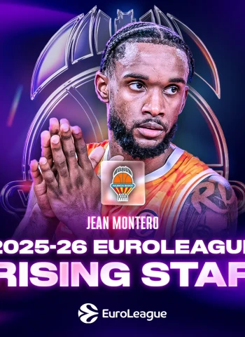 EuroLeague: Jean Montero, Rising Star 2025-26 tras firmar una temporada histórica con Valencia Basket