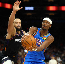 NBA: Shai lidera el pase de Oklahoma City Thunder con una barrida sobre Phoenix Suns (131-122) [4-0]