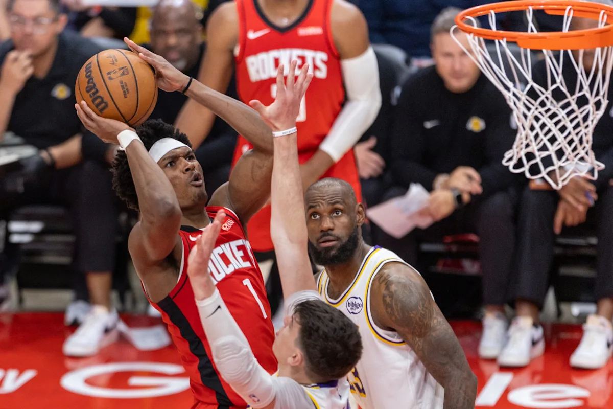 NBA: Amen Thompson lidera a Rockets y evita la eliminación ante Lakers (115-96) [1-3]