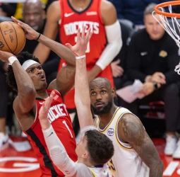 NBA: Amen Thompson lidera a Rockets y evita la eliminación ante Lakers (115-96) [1-3]