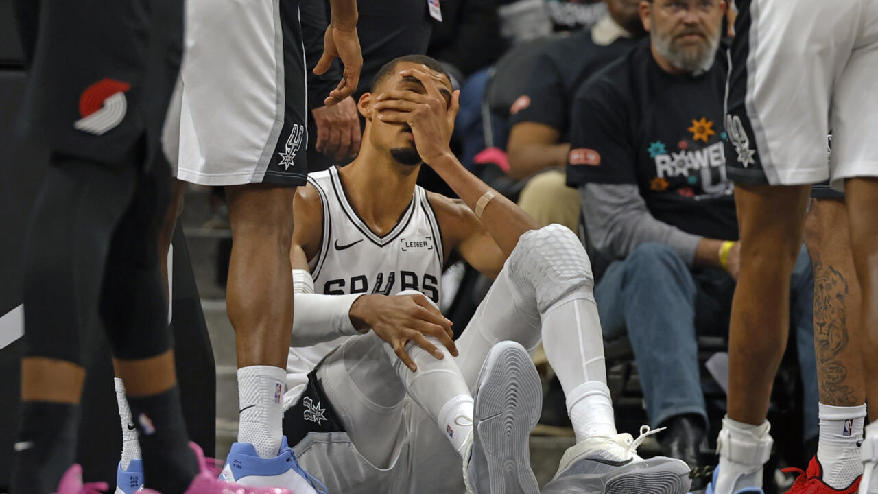 NBA: Portland Trail Blazers remonta a San Antonio Spurs tras la lesión de Wembanyama (106-103) [1-1]