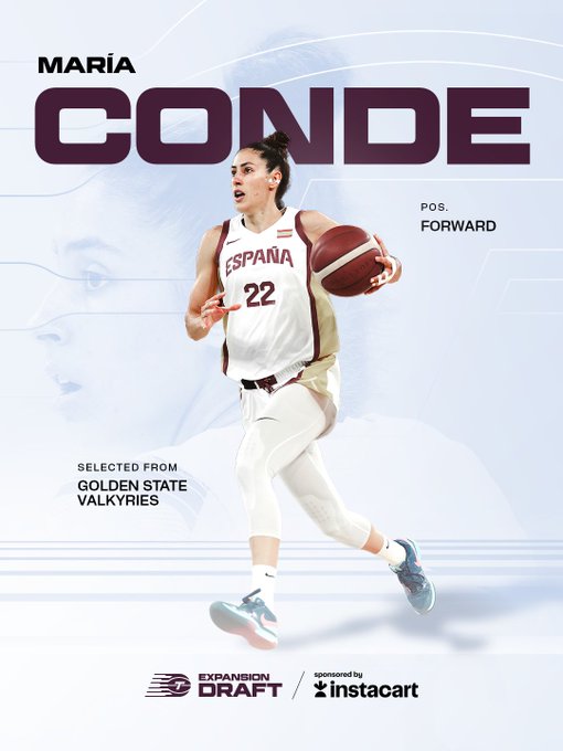 WNBA: Toronto Tempo selecciona a María Conde en el Draft de Expansión