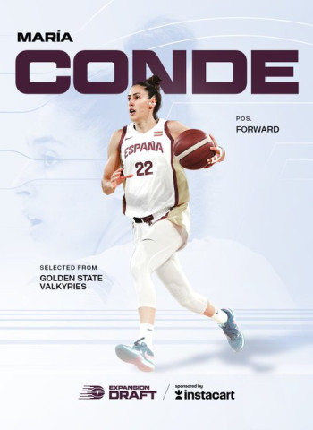 WNBA: Toronto Tempo selecciona a María Conde en el Draft de Expansión