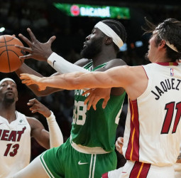 NBA: Jaylen Brown y Jayson Tatum arrasan al Miami Heat con un primer cuarto histórico de Boston Celtics (147-129)
