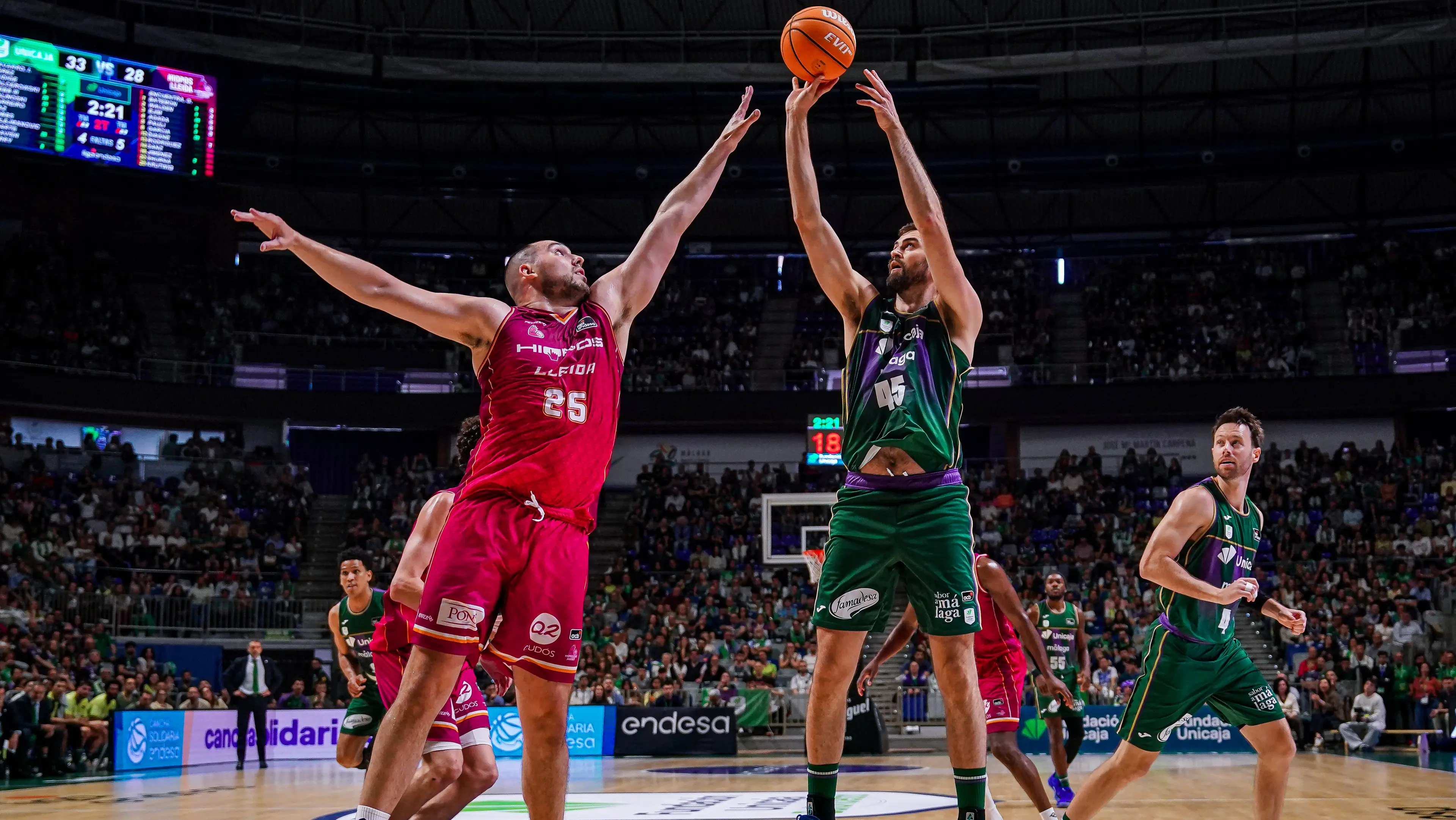 ACB: Unicaja Breaks Slump, Defeats Lleida and Eyes Playoff Spot (91-72)