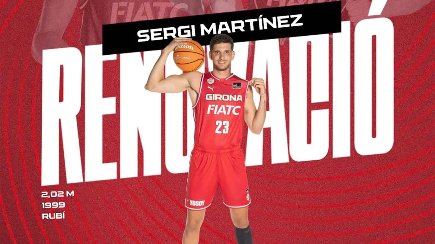 Sergi Martínez renueva con el Bàsquet Girona