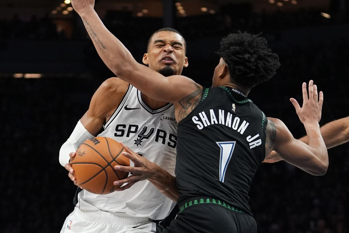 NBA: Victor Wembanyama vuelve a dominar y pone a San Antonio Spurs por delante ante Minnesota Timberwolves (108-115) [2-1]