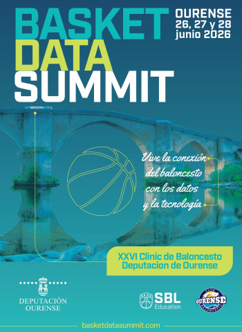 Ourense acogerá en junio el Basket Data Summit 2026, un congreso de referencia sobre datos y tecnología aplicada al baloncesto