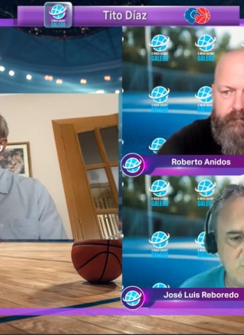 Guillem Jou, Tito Díaz, Anicet Lavodrama y Chema de Lucas protagonizan un nuevo O Noso Basket