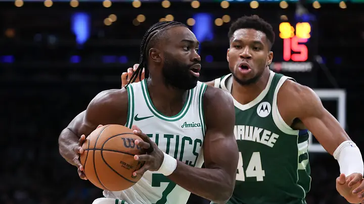 NBA Rumores: Proponen un traspaso a tres bandas con Giannis Antetokounmpo y Jaylen Brown como protagonistas