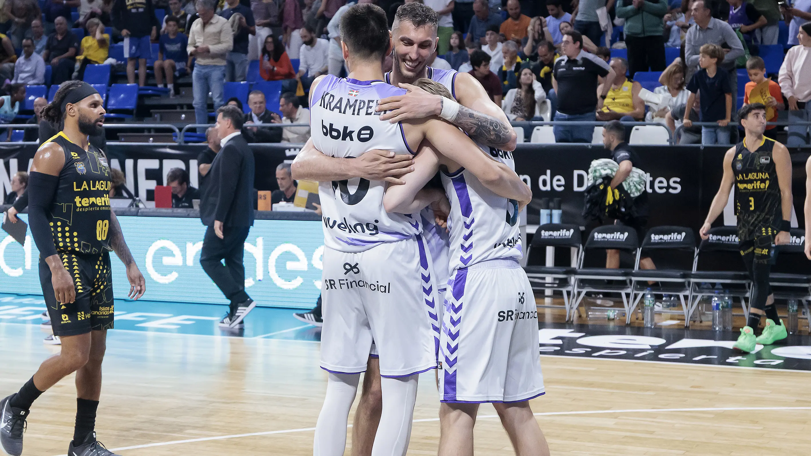 ACB: El Surne Bilbao Basket culmina su gran temporada con un triunfo de Playoff en Tenerife (82-87)