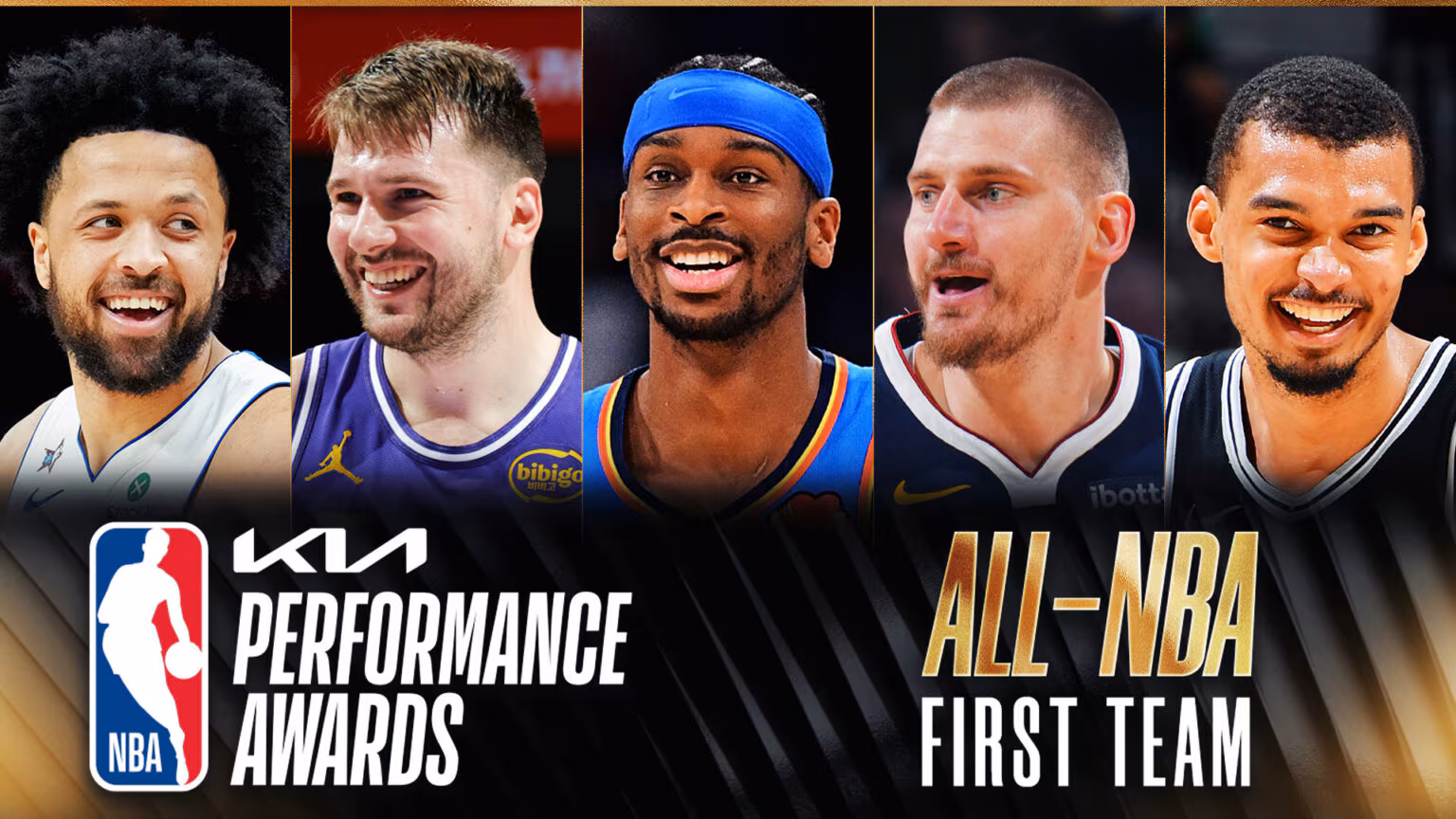 NBA: Cade Cunningham entra en el First Team junto a SGA, Jokic, Wemby y Doncic