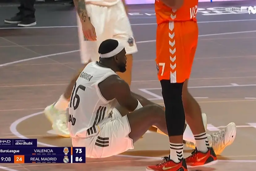 EuroLeague: El Real Madrid teme otra grave lesión tras caer Usman Garuba