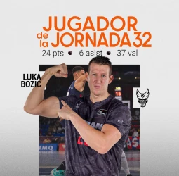 Luka Bozic, Jugador de la Jornada 32 de la Liga Endesa 2025-26