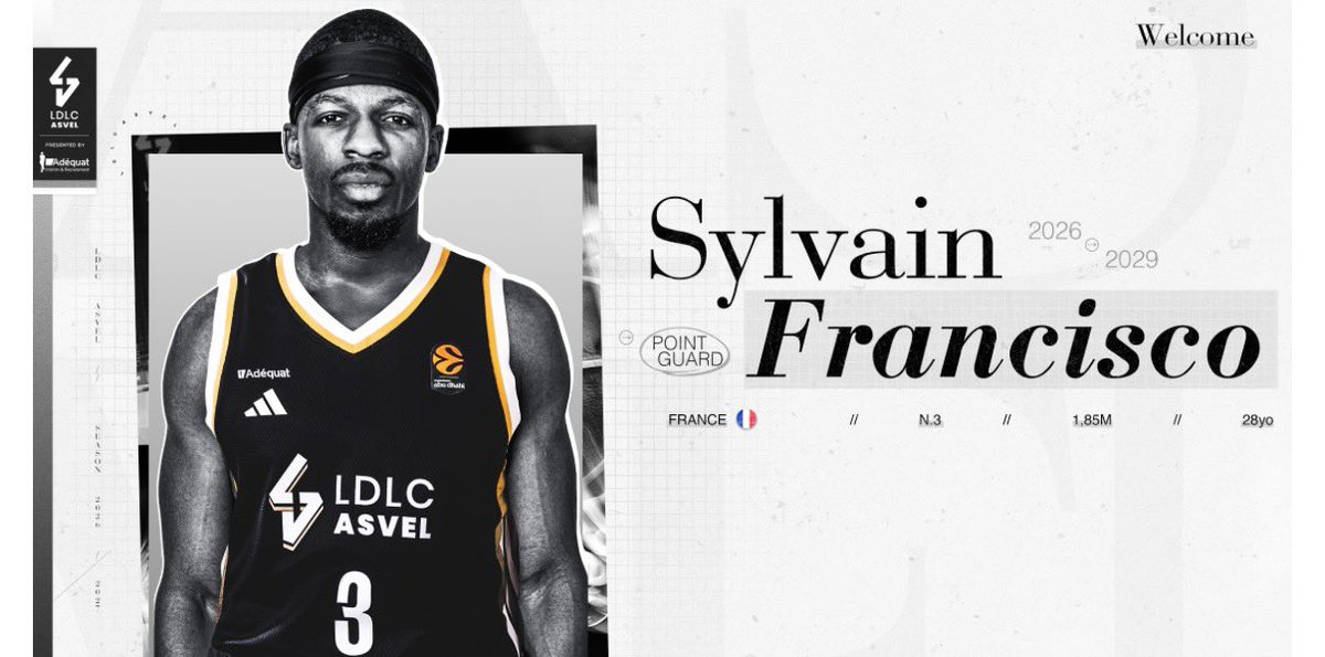 Sylvain Francisco regresa a Francia para liderar el nuevo proyecto de ASVEL
