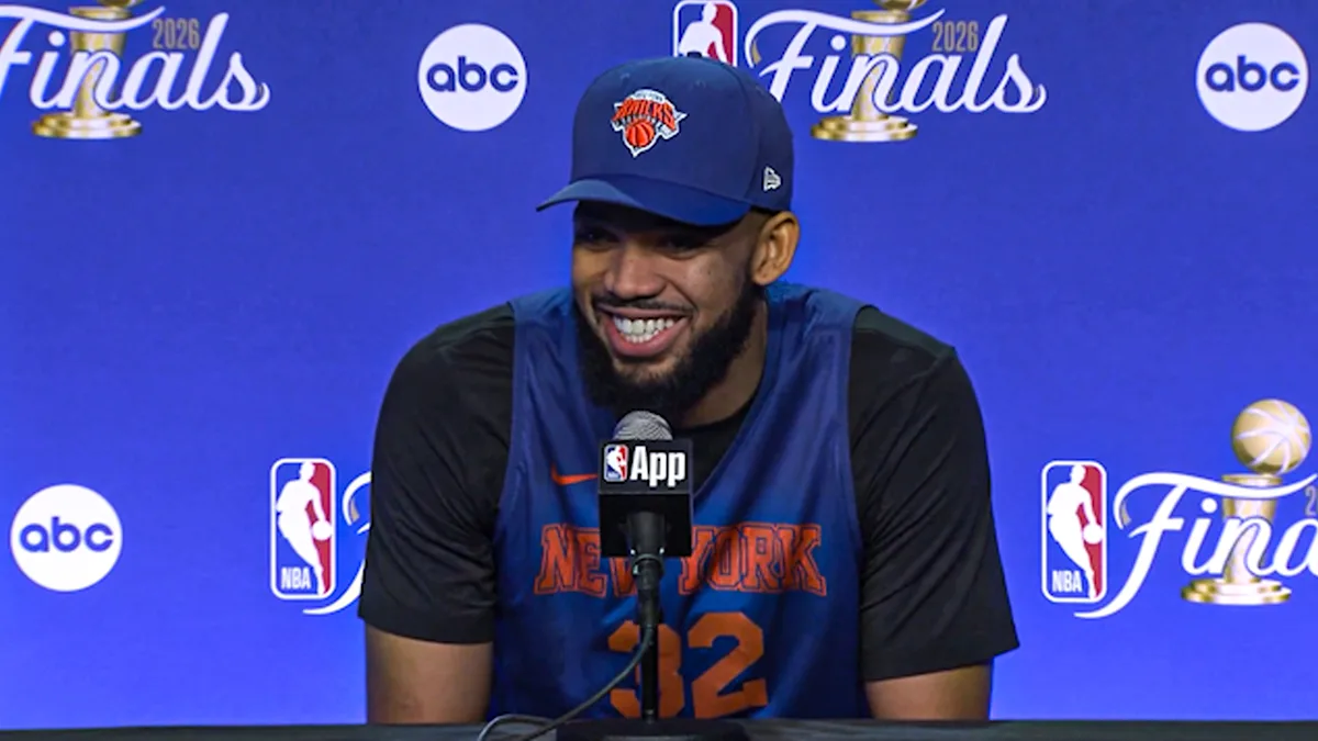 NBA Finals: Karl-Anthony Towns se emociona con los Knicks y el recuerdo de su madre antes del duelo con Wembanyama