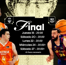 Valencia Basket y Barça se miden en un Playoff Final 23 años después