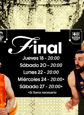 Valencia Basket y Barça se miden en un Playoff Final 23 años después